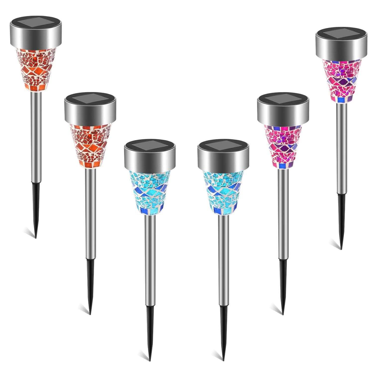 6-Pack: Solar Garden Lights IP44 Water Resistant by DailySale