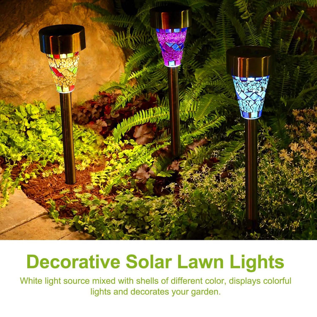 6-Pack: Solar Garden Lights IP44 Water Resistant by DailySale