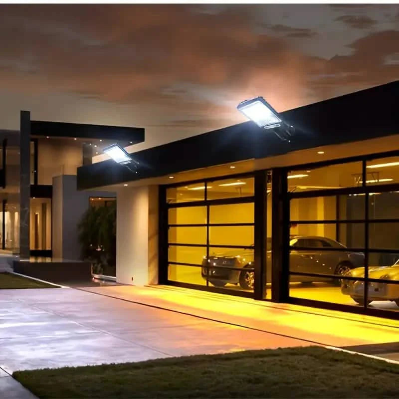 6-Pack: Solar Powered Motion Sensor Outdoor Garden Light with 108 COB LED Lights by DailySale