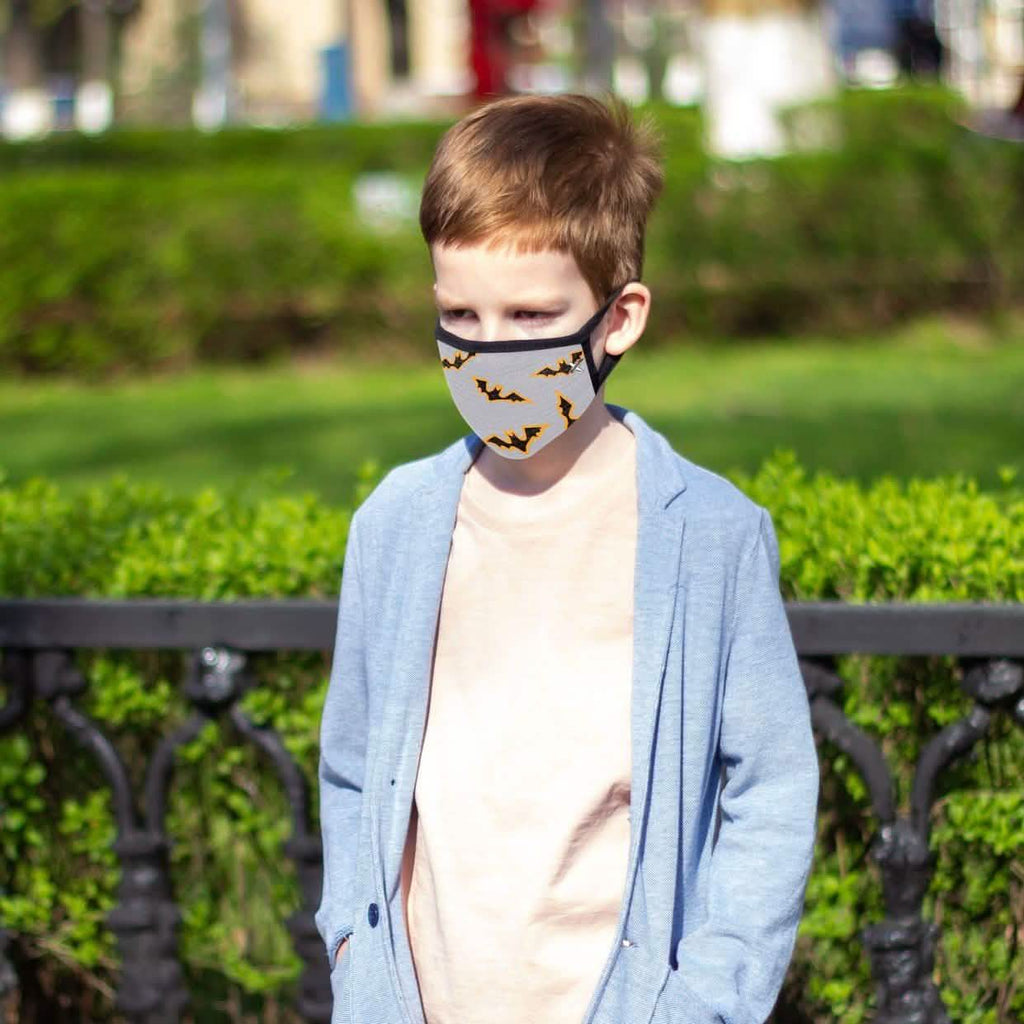 6-Pack: Two-Layer Reusable Halloween Kids Face Mask With Adjustable Earloop by DailySale