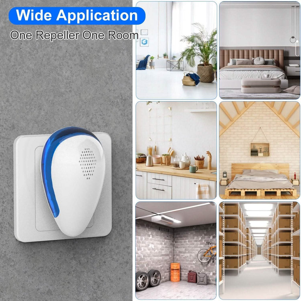6-Pack: Ultrasonic Pest Repeller Indoor Plug in Bug Repellent by DailySale