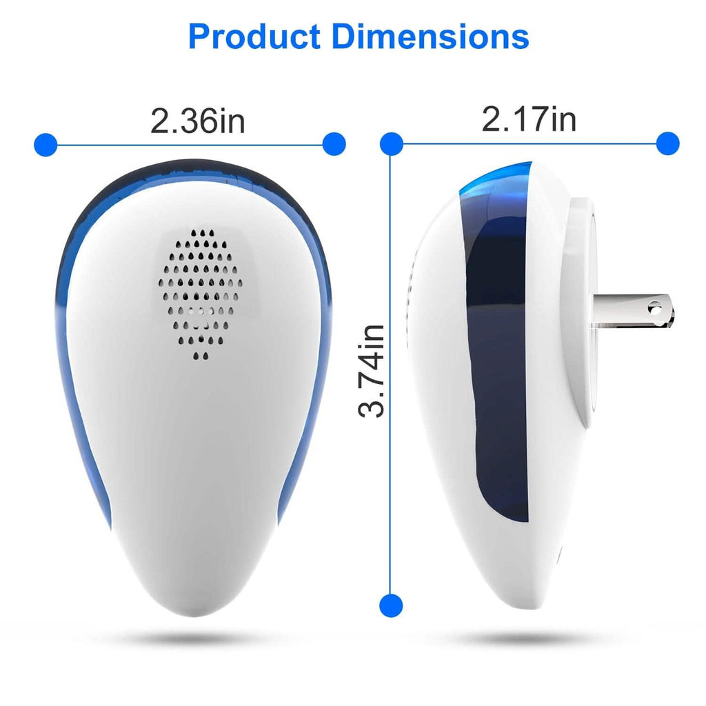 6-Pack: Ultrasonic Pest Repeller Indoor Plug in Bug Repellent by DailySale