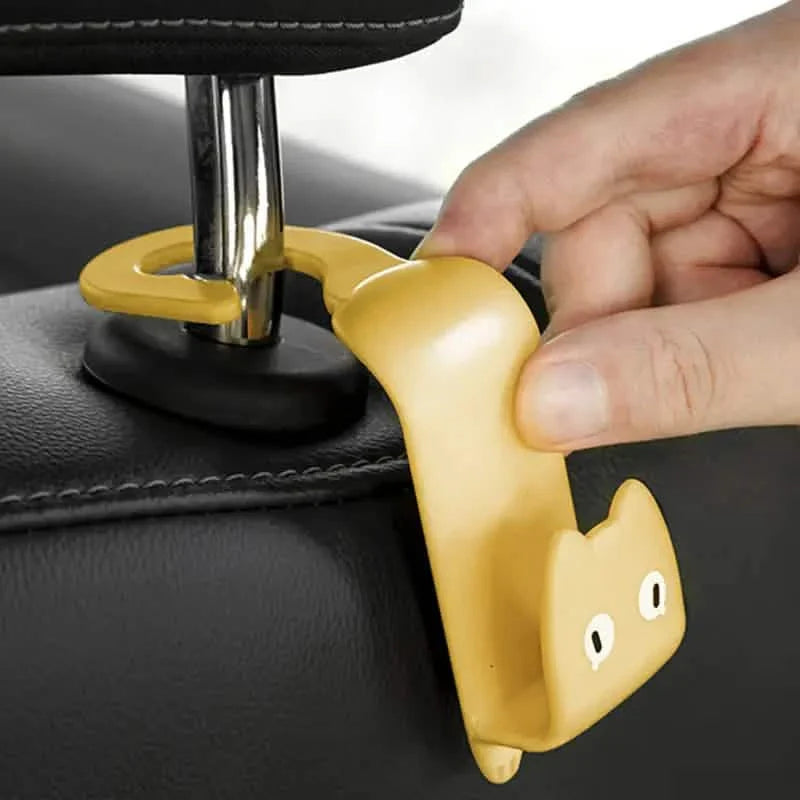 6-Pack: Universal Car Seat Hanger Hooks Cute Cartoon Double-hook by DailySale