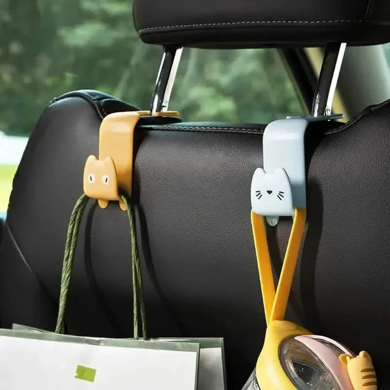 6-Pack: Universal Car Seat Hanger Hooks Cute Cartoon Double-hook by DailySale