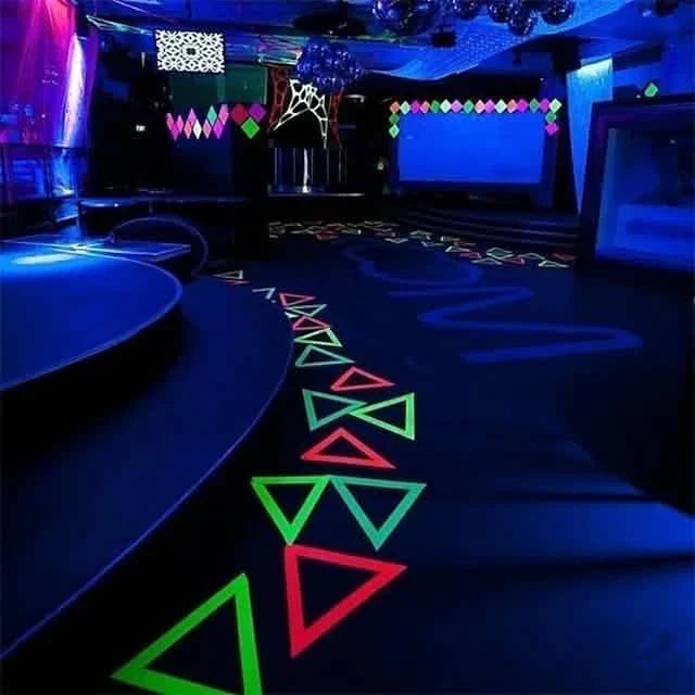 6-Pack: UV Gaffer Fluorescent Party Tape Blacklight Reactive Glow In The Dark Tape by DailySale