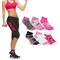 6-Pairs: Breast Cancer Awareness Ankle Compression Socks by DailySale