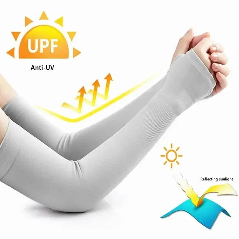 6-Pairs: Ice Silk UV Protection Arm Sleeves by DailySale