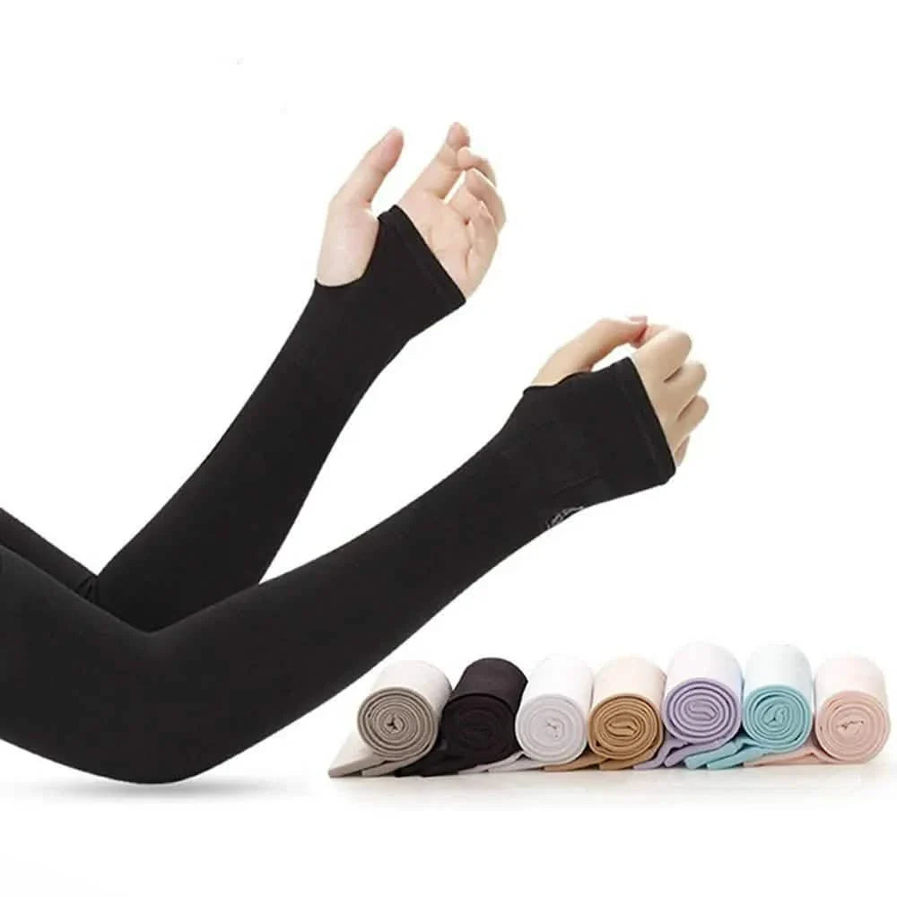 6-Pairs: Ice Silk UV Protection Arm Sleeves by DailySale