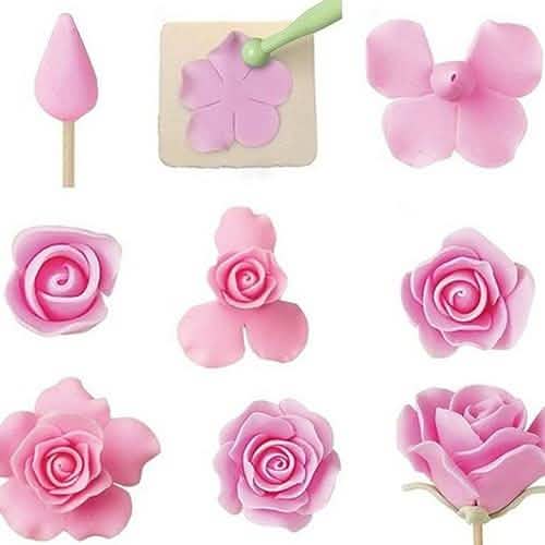 6-Piece: Baking Mold Fondant Cake Sugarcraft Rose Flower Cookie by DailySale