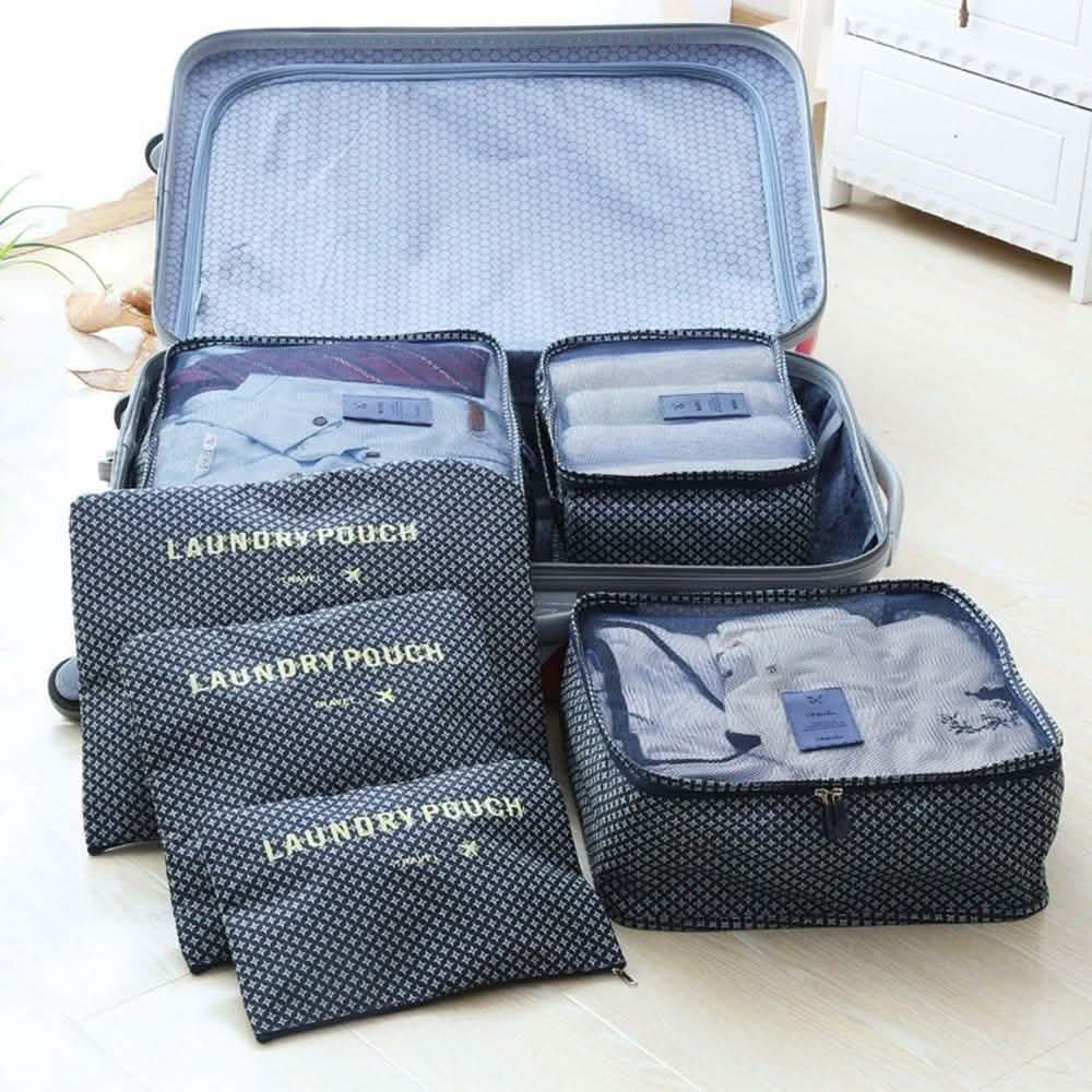 6-Piece Luggage Organizer - Assorted Colors by DailySale