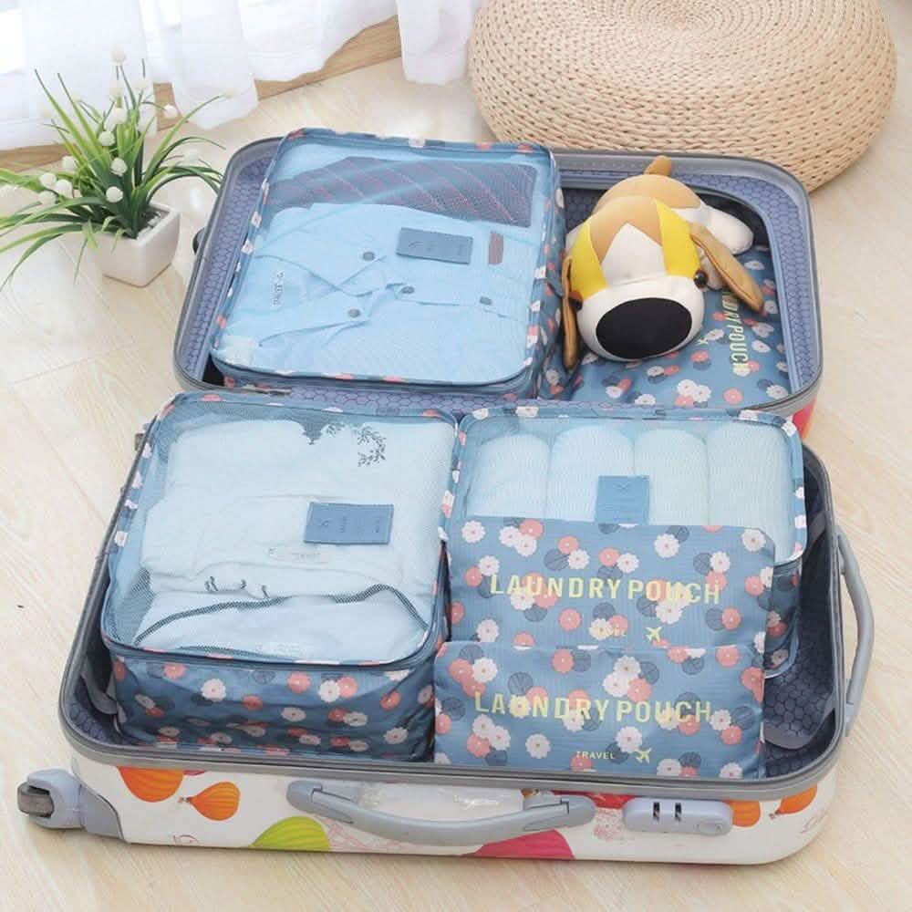 6-Piece Luggage Organizer - Assorted Colors by DailySale