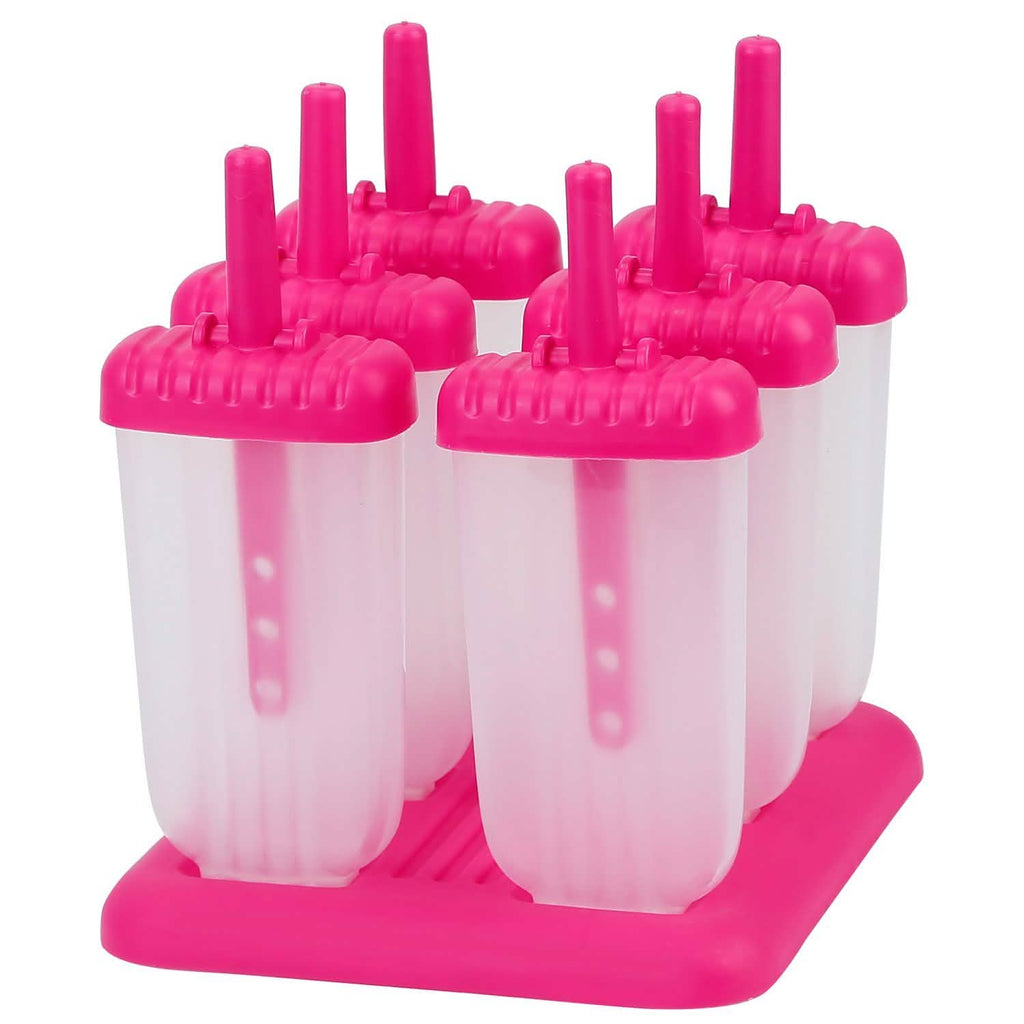 6-Piece: Popsicle Molds Reusable Ice Cream DIY Ice Pop Maker by DailySale