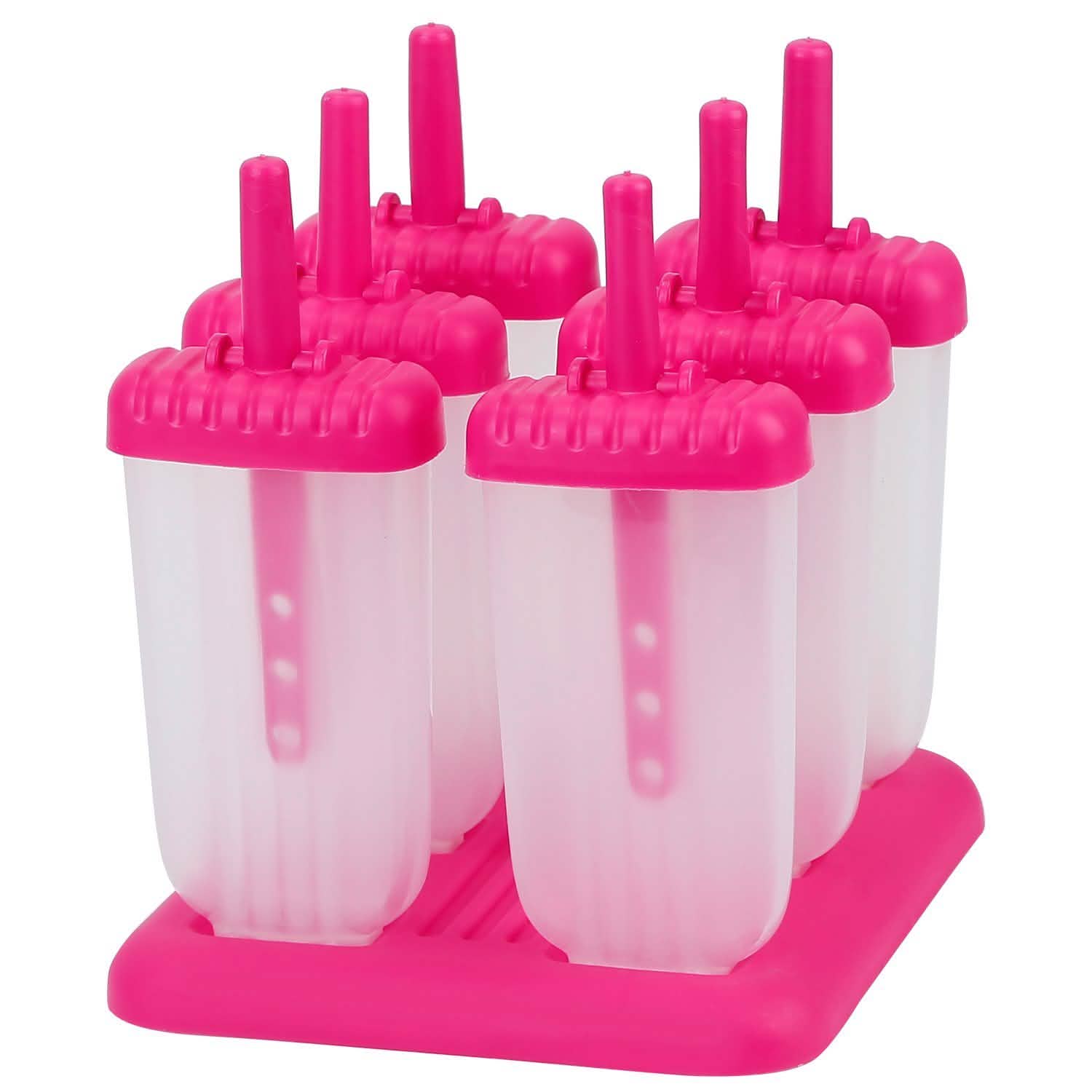 6-Piece: Popsicle Molds Reusable Ice Cream DIY Ice Pop Maker by DailySale