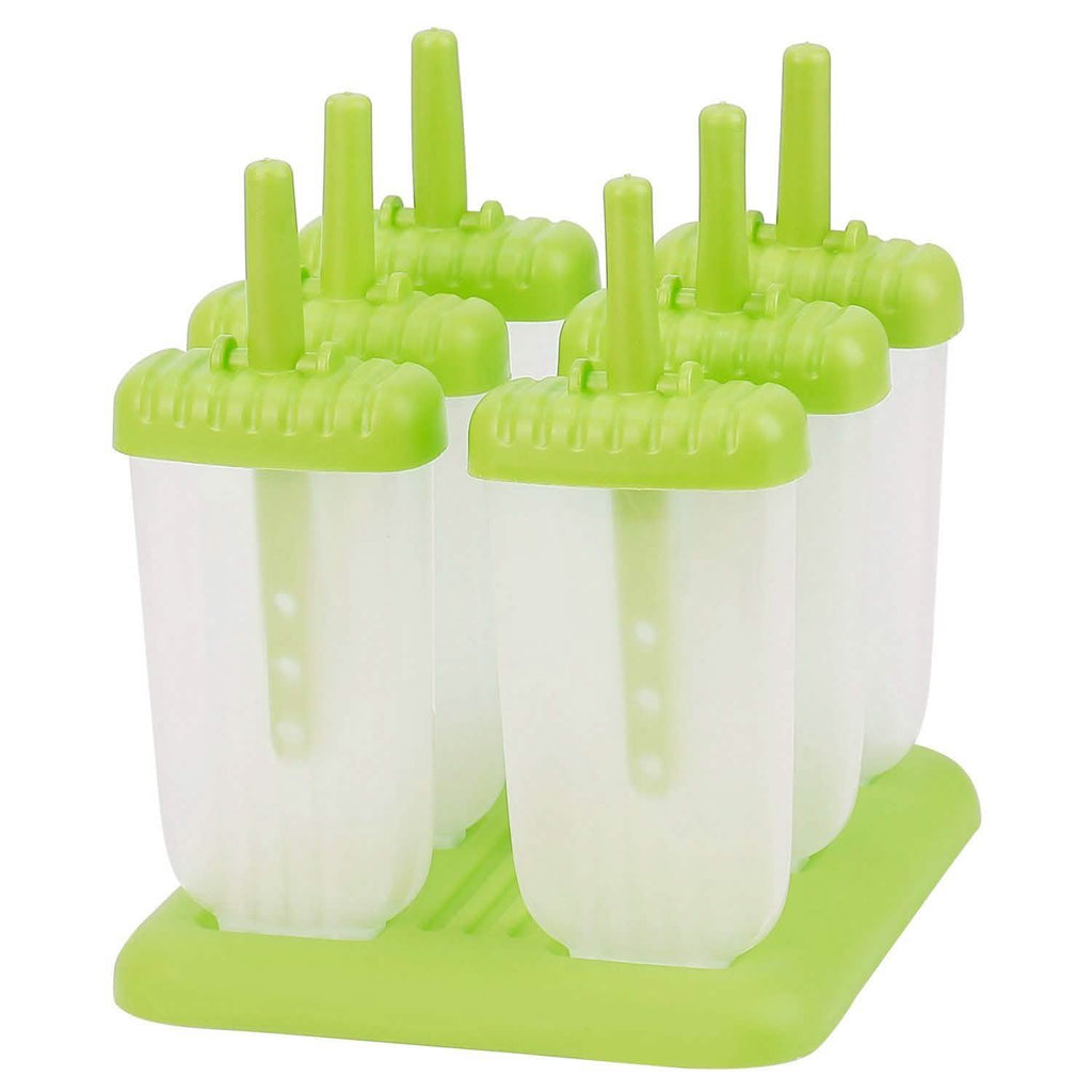 6-Piece: Popsicle Molds Reusable Ice Cream DIY Ice Pop Maker by DailySale