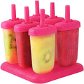 6-Piece: Popsicle Molds Reusable Ice Cream DIY Ice Pop Maker by DailySale