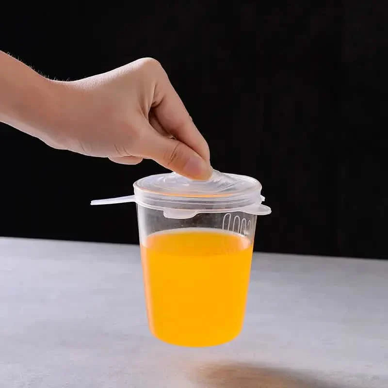 6-Piece Set: Silicone Stretch Lids, Reusable Durable Food Storage Lids by DailySale