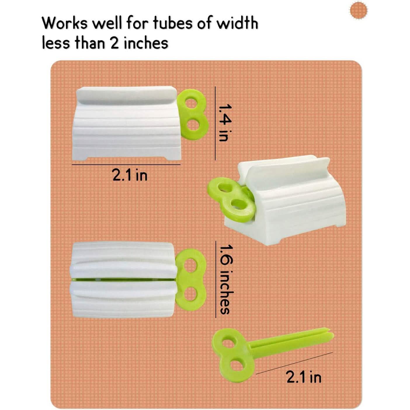 6-Pieces: Multi-Purpose Toothpaste Dispenser by DailySale