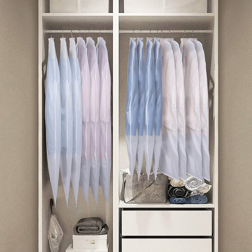 6-Pieces: Zilink Clear Garment Bag Dress Bags by DailySale