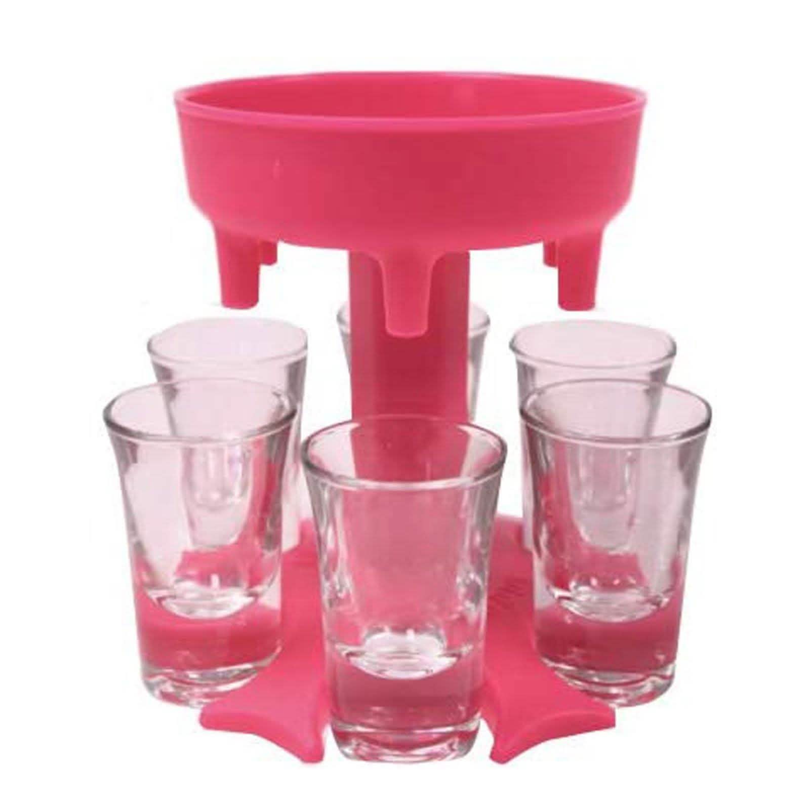 6 Shot Glass Dispenser and Holder by DailySale