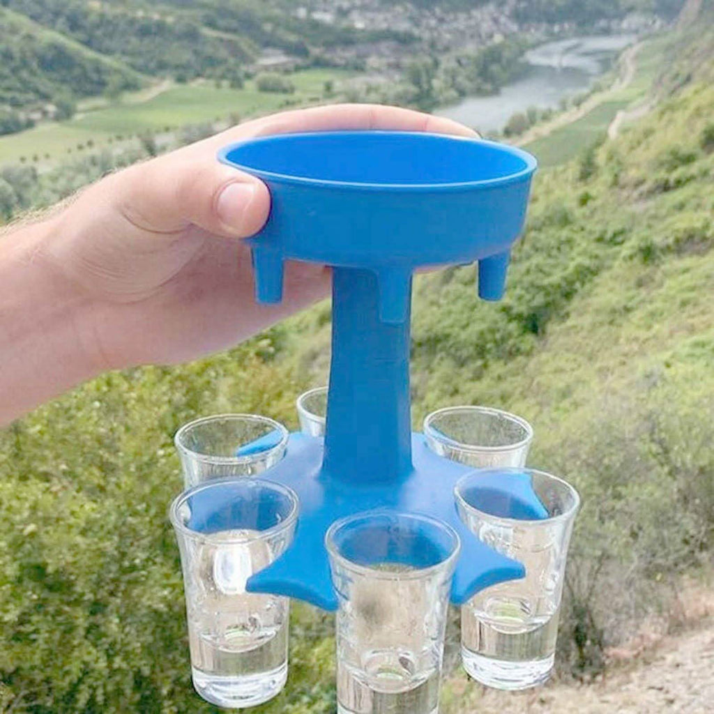 6 Shot Glass Dispenser and Holder by DailySale