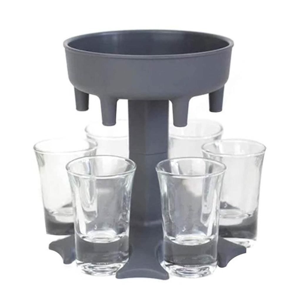 6 Shot Glass Dispenser and Holder by DailySale