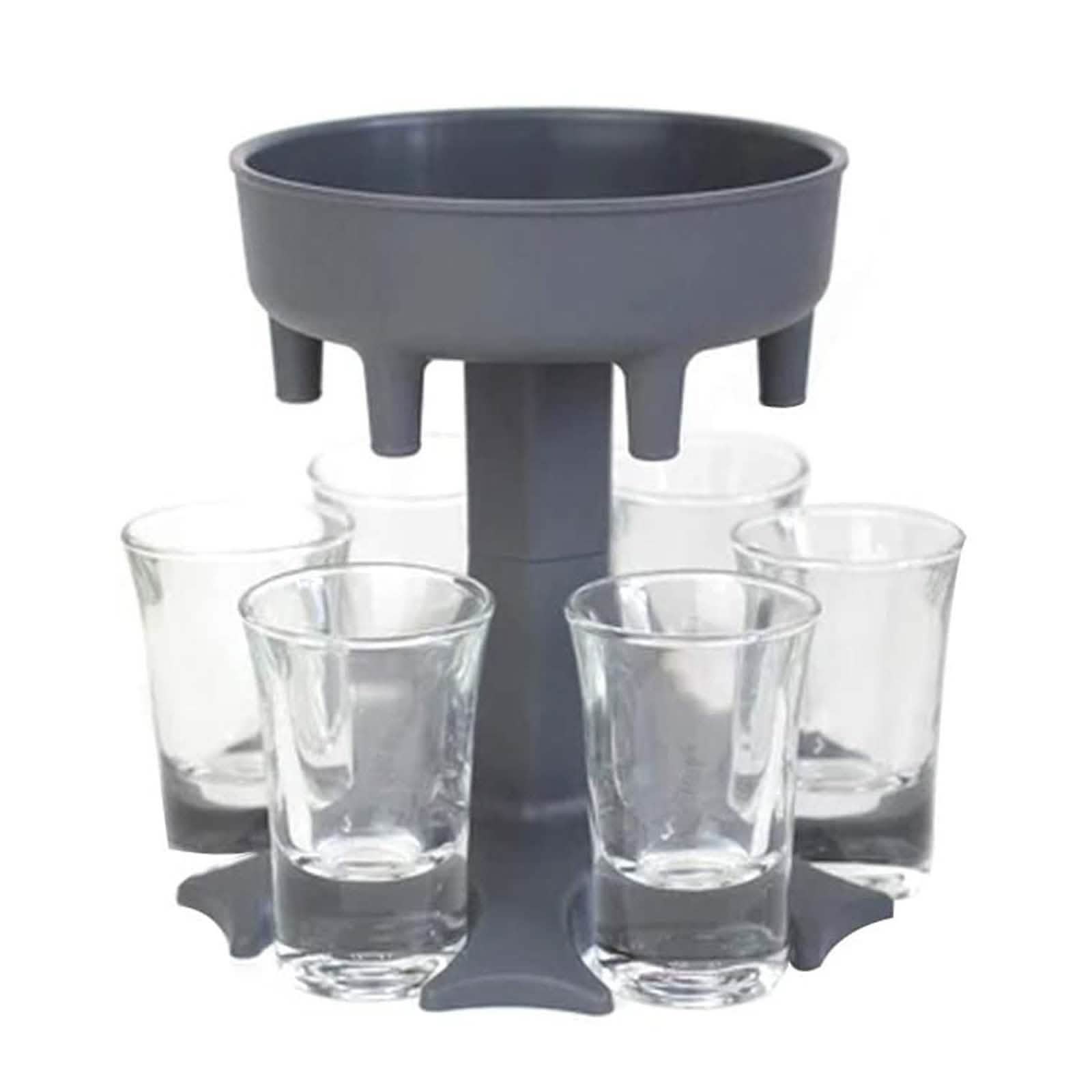 6 Shot Glass Dispenser and Holder by DailySale