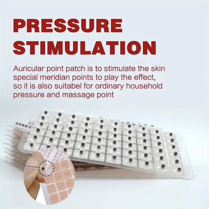 600-Pieces: Auricular Patch, Massage Press Seeds Patch for Relaxation by DailySale