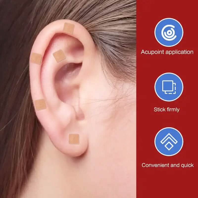 600-Pieces: Auricular Patch, Massage Press Seeds Patch for Relaxation by DailySale