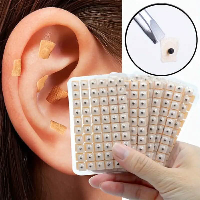 600-Pieces: Auricular Patch, Massage Press Seeds Patch for Relaxation by DailySale