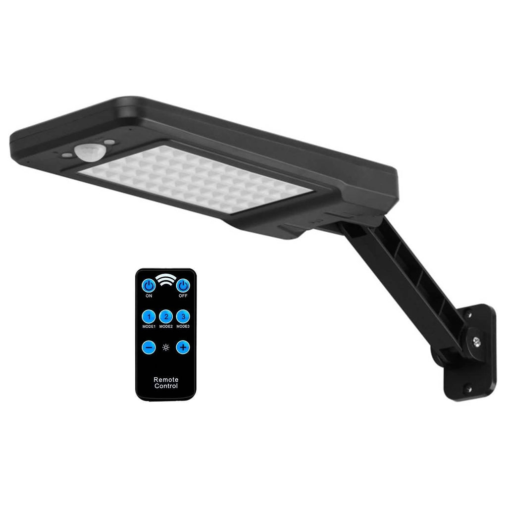 60LEDs Solar PIR Motion Sensor Remote Control Wireless Lamp by DailySale
