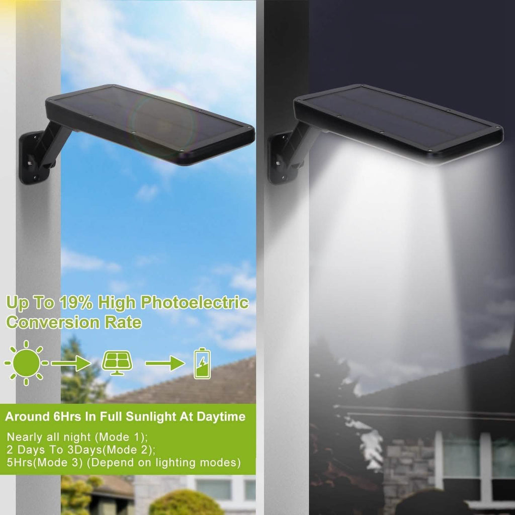 60LEDs Solar PIR Motion Sensor Remote Control Wireless Lamp by DailySale