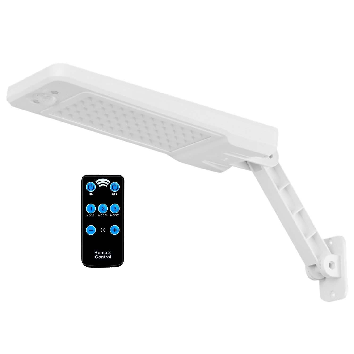 60LEDs Solar PIR Motion Sensor Remote Control Wireless Lamp by DailySale