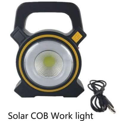 60W Solar Portable Rechargeable LED Flood Lamp by DailySale