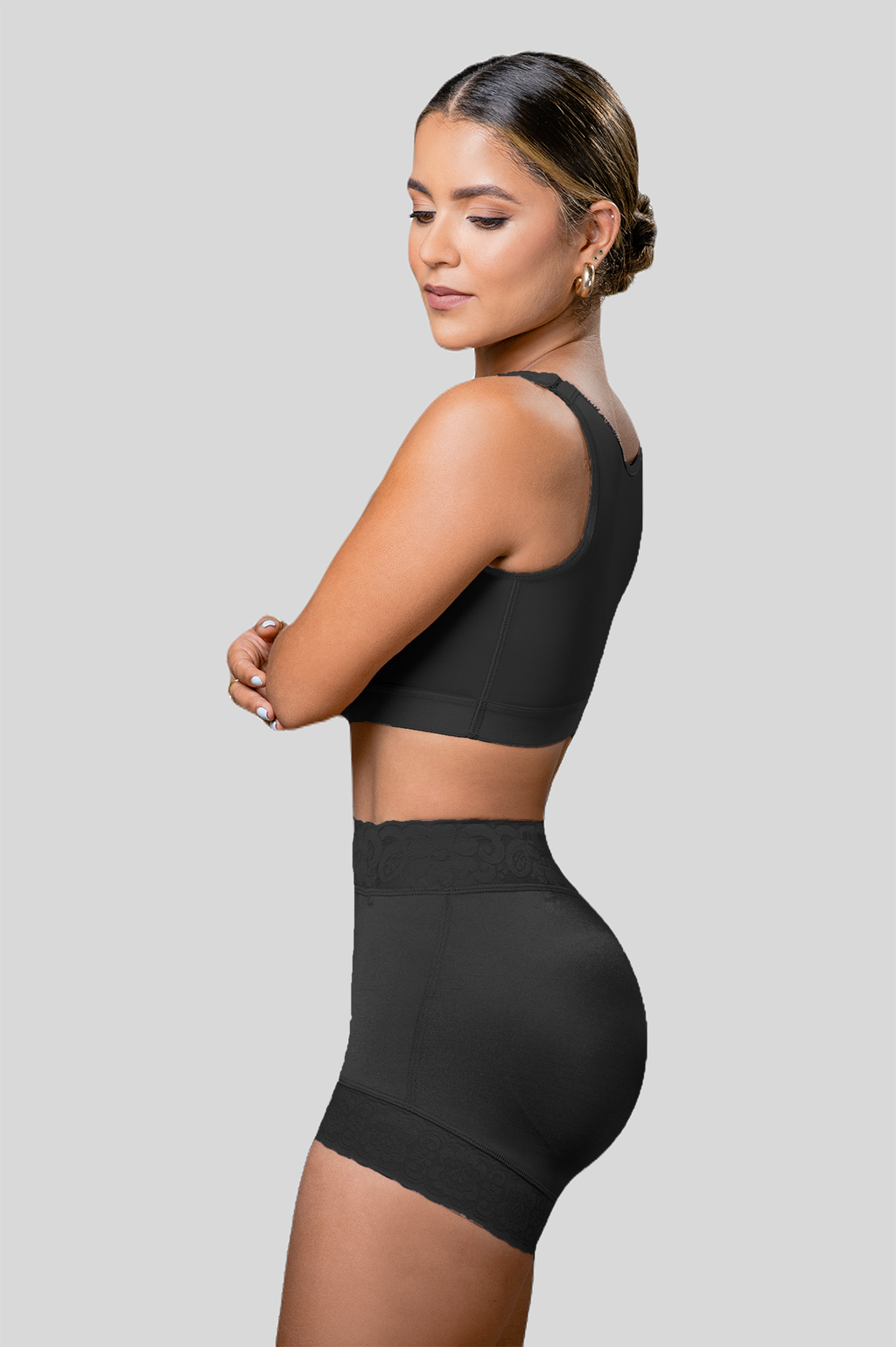 Lace Trim Shapewear Boyshort by Vedette Store
