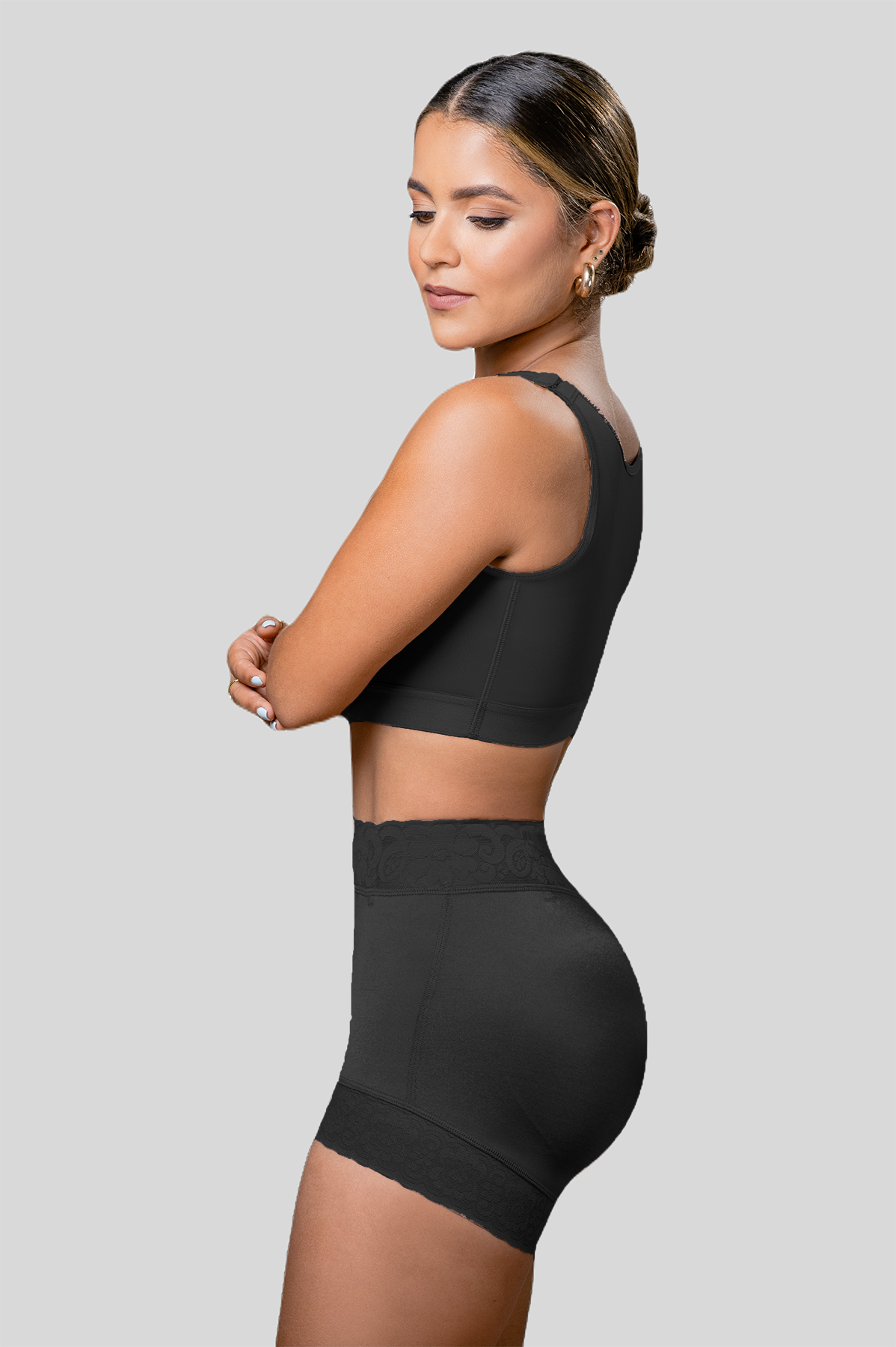 Lace Trim Shapewear Boyshort by Vedette Store