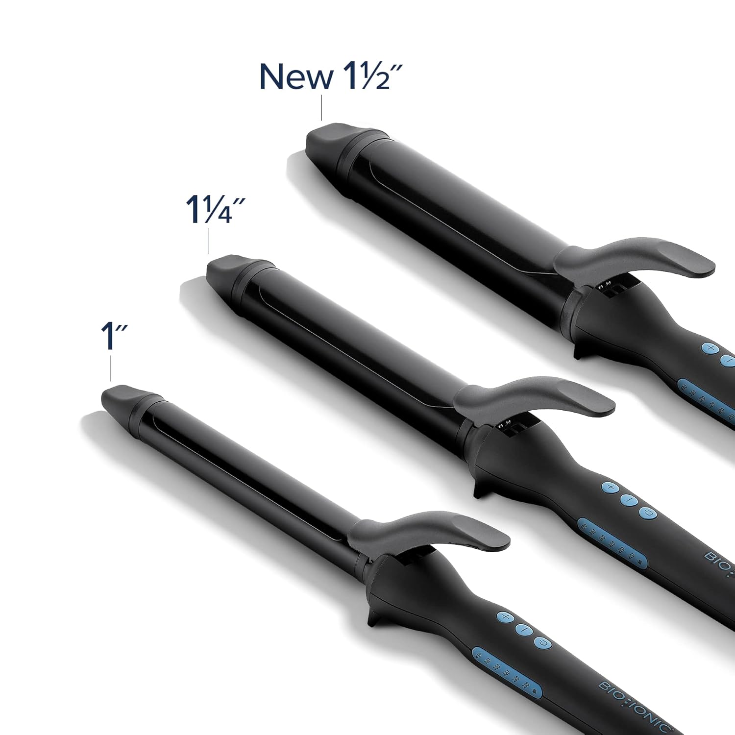 Bio Ionic Long Barrel Styler, Curling Iron with Moisture Heat Technology & NanoIonic MX, Versatile Curling Wand with Adjustable Heat Settings, Hair Curler with Extended Barrel