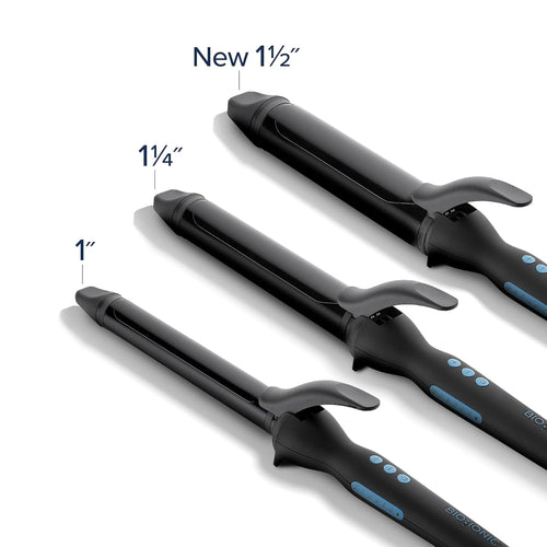 Bio Ionic Long Barrel Styler, Curling Iron with Moisture Heat Technology & NanoIonic MX, Versatile Curling Wand with Adjustable Heat Settings, Hair Curler with Extended Barrel by Infinite Basics