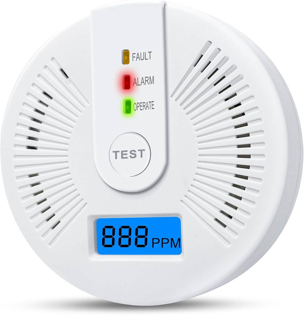 Portable Carbon Monoxide Detector – Battery-Operated CO Alarm by DailySale