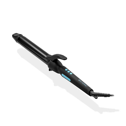 Bio Ionic Long Barrel Styler, Curling Iron with Moisture Heat Technology & NanoIonic MX, Versatile Curling Wand with Adjustable Heat Settings, Hair Curler with Extended Barrel by Infinite Basics