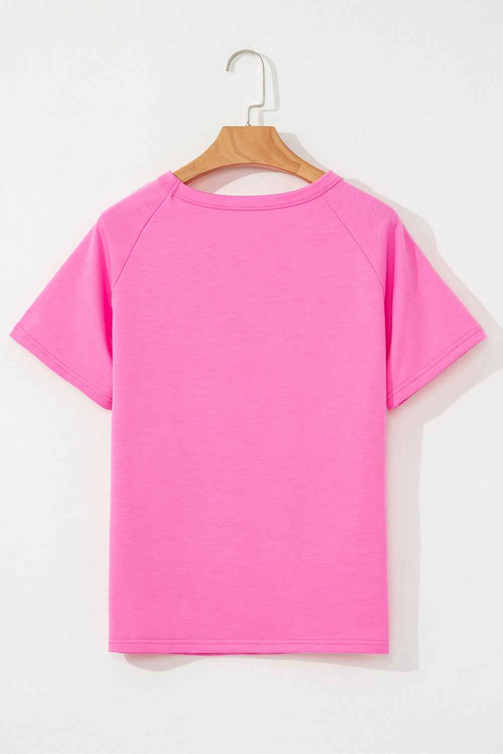 Bonbon Striped Patch Front Casual Tee