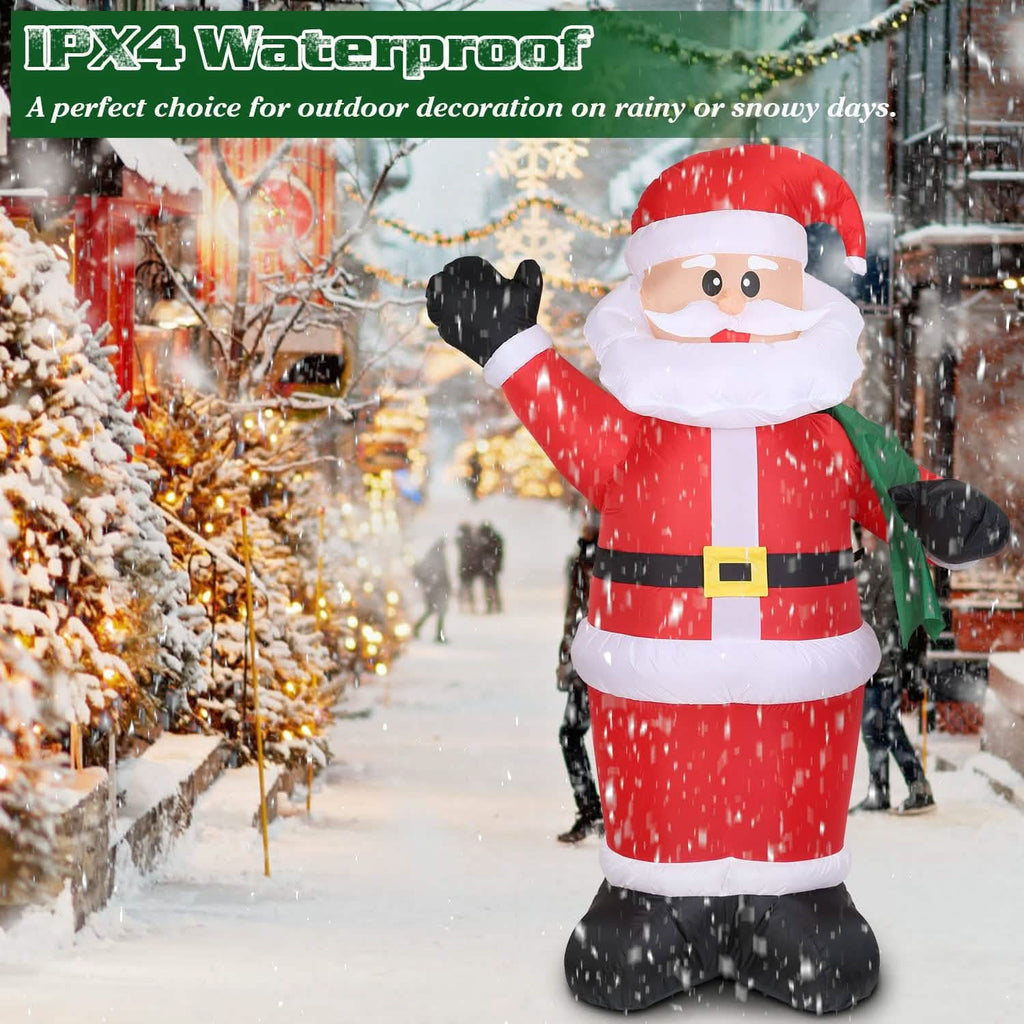 6.4ft Inflatable Christmas Giant Santa Claus by DailySale