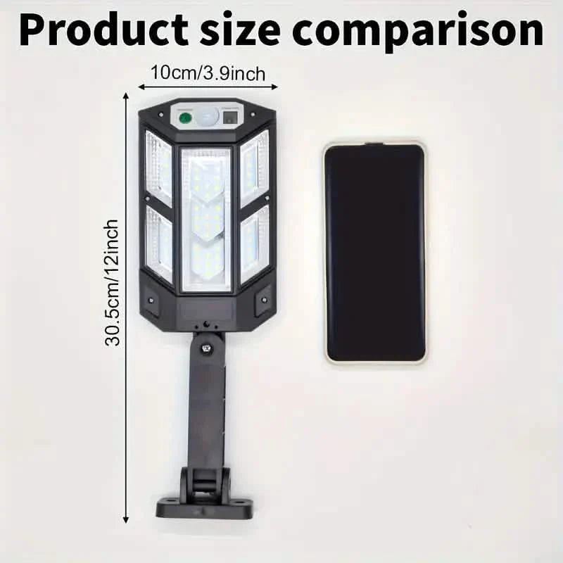 6500K Bright LED Solar Wall Light 3 Lighting Mode Light by DailySale