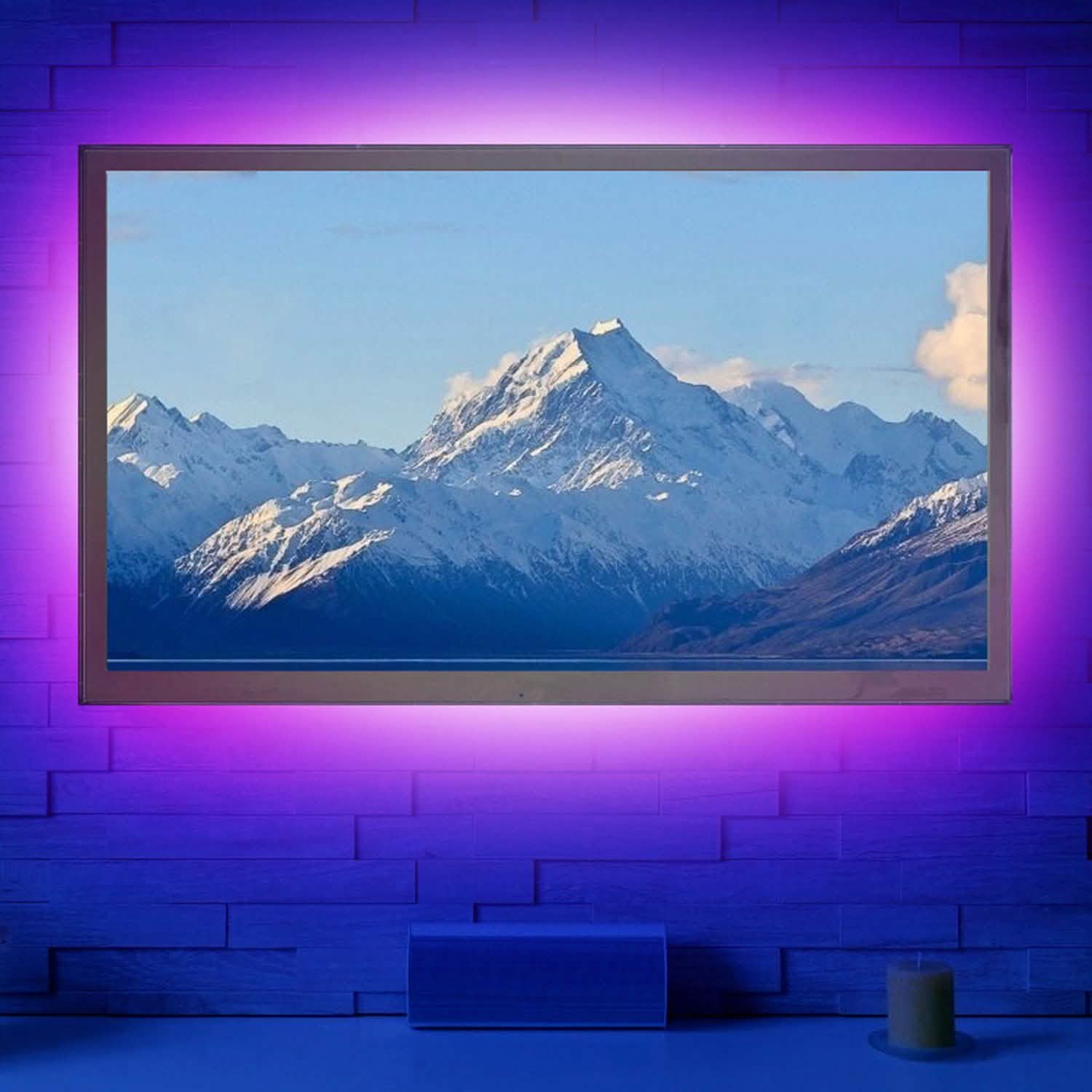 6.56ft TV LED Backlight RGB Strip Light USB Monitor Lighting by DailySale