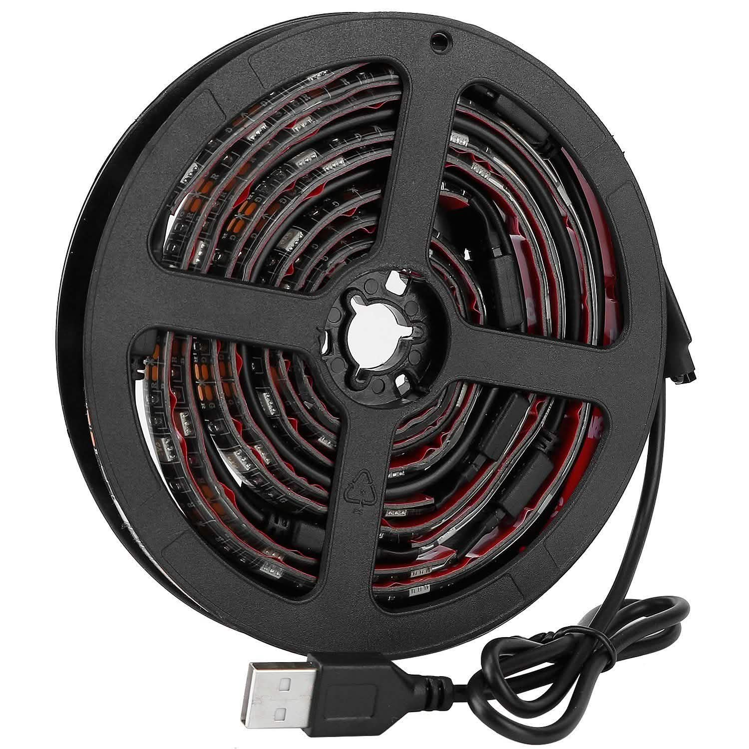 6.56ft TV LED Backlight RGB Strip Light USB Monitor Lighting by DailySale