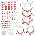 66-Pieces: Charm Bracelet Making Kit by DailySale