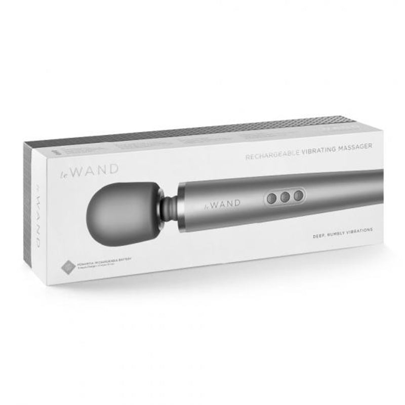Le Wand Rechargeable Massager Grey - Goddess Imports Marketplace