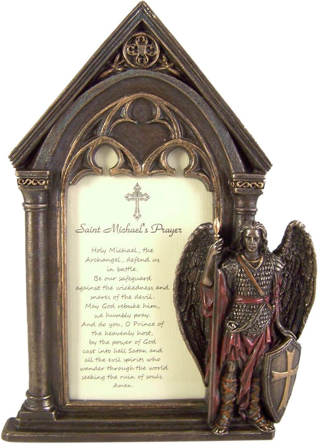 Saint Michael's Prayer Photo Frame by FairyGlen Store