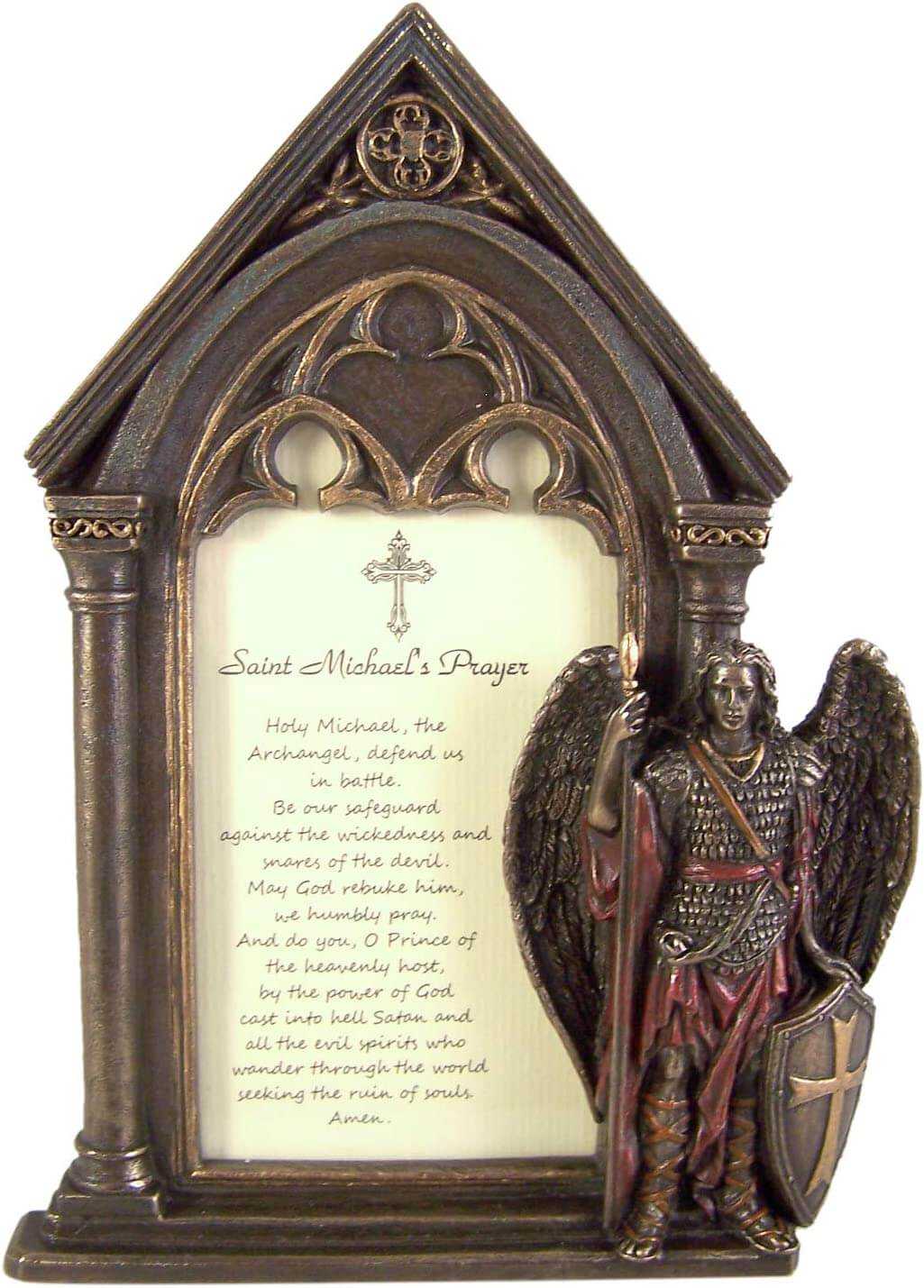 Saint Michael's Prayer Photo Frame by FairyGlen Store