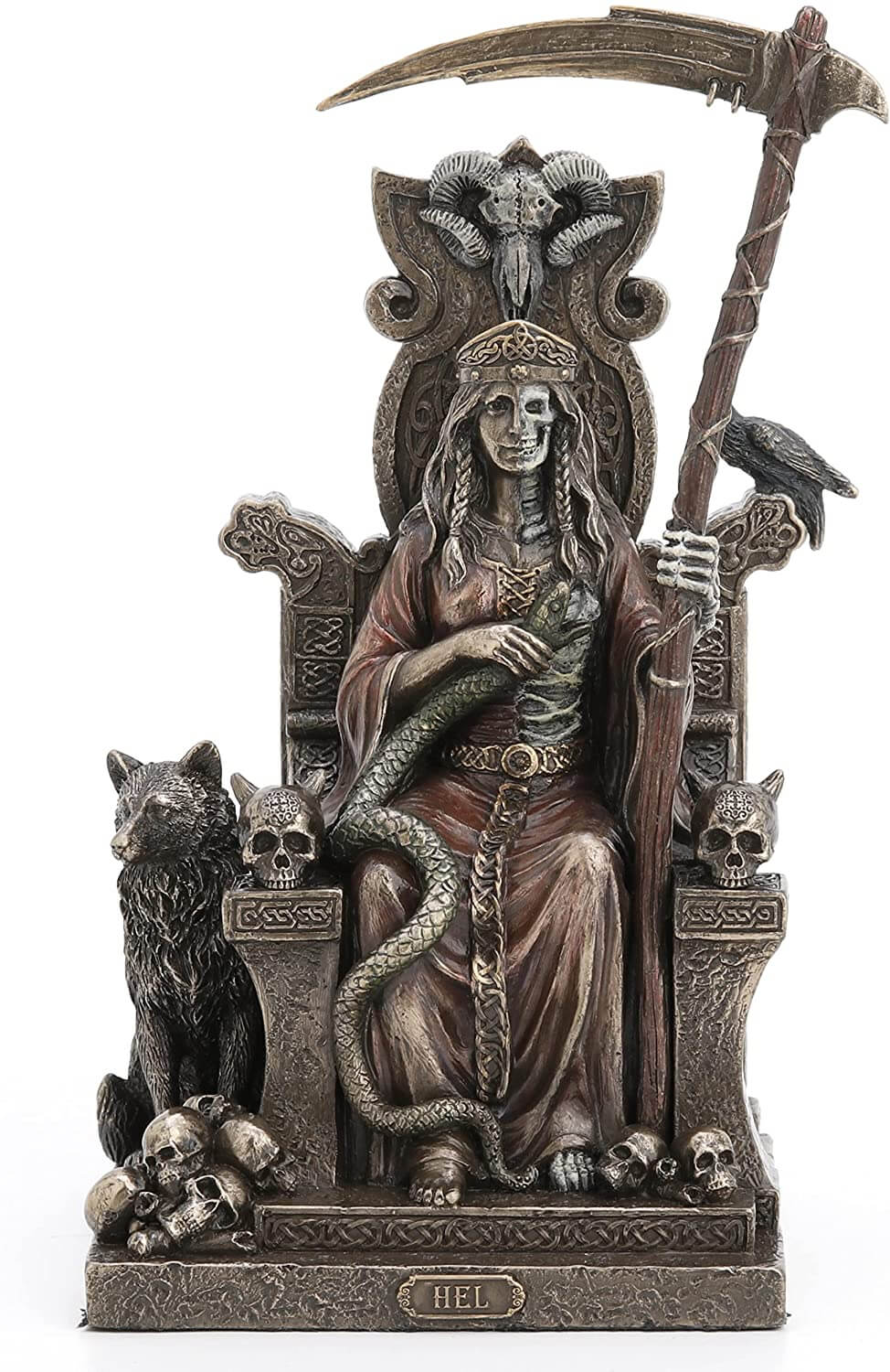 Hel, Norse Goddess of Death Figurine by FairyGlen Store