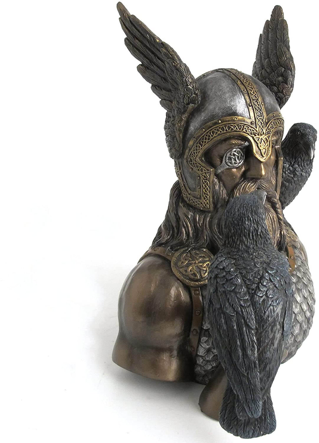Odin with Ravens Bust by FairyGlen Store